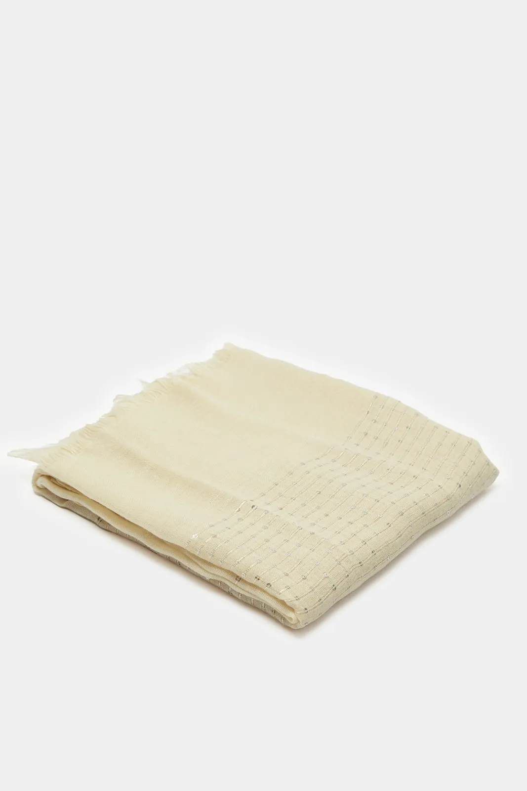 Women Beige Scarf sold by Redtag product image thumbnail 2