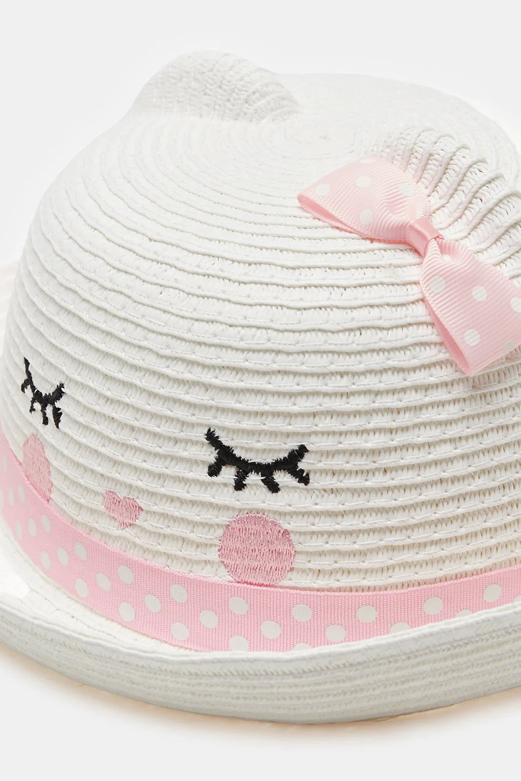 White Character Embellished Hat sold by Redtag product image thumbnail 2