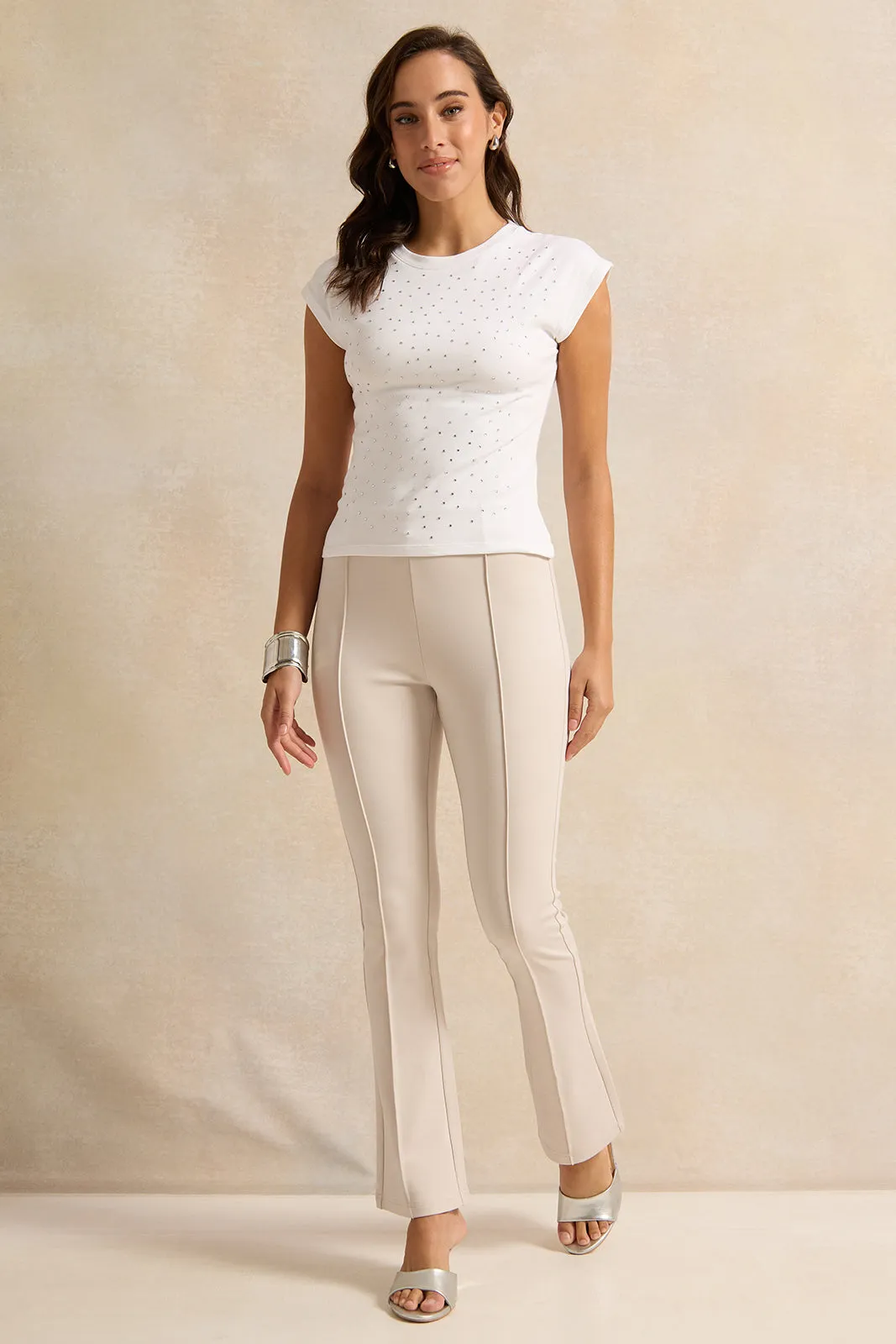Women White Embellished Top sold by Redtag product image thumbnail 2