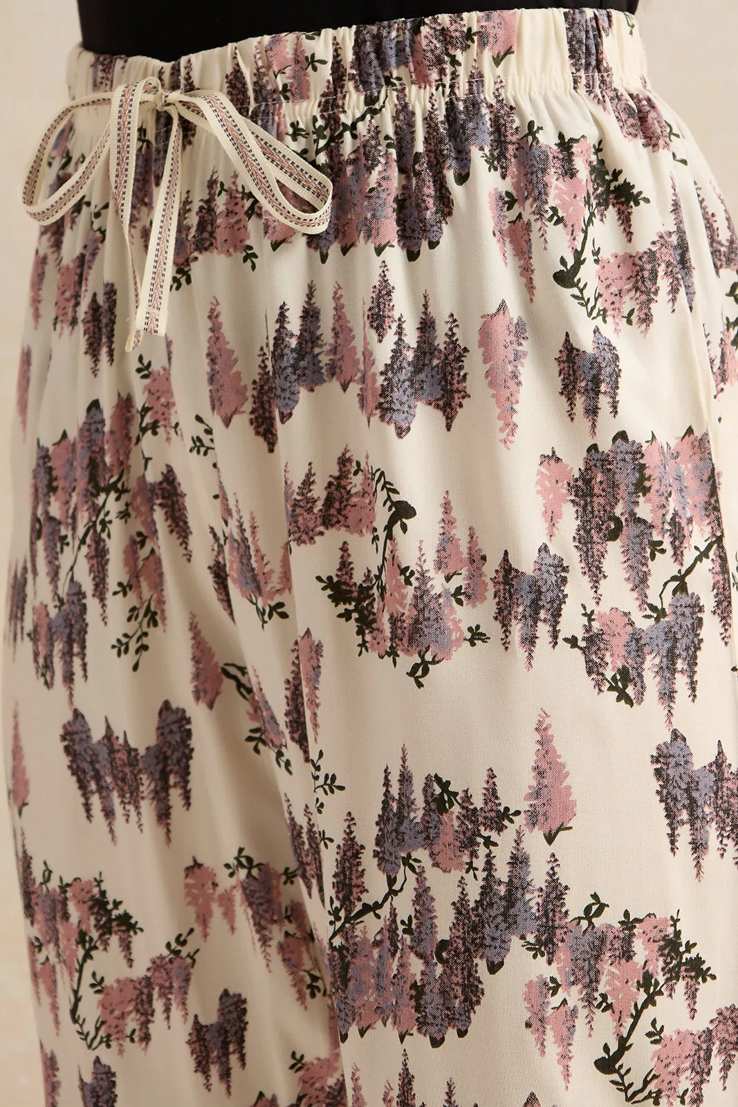 Women Beige Print Pyjama Bottom sold by Redtag product image thumbnail 4