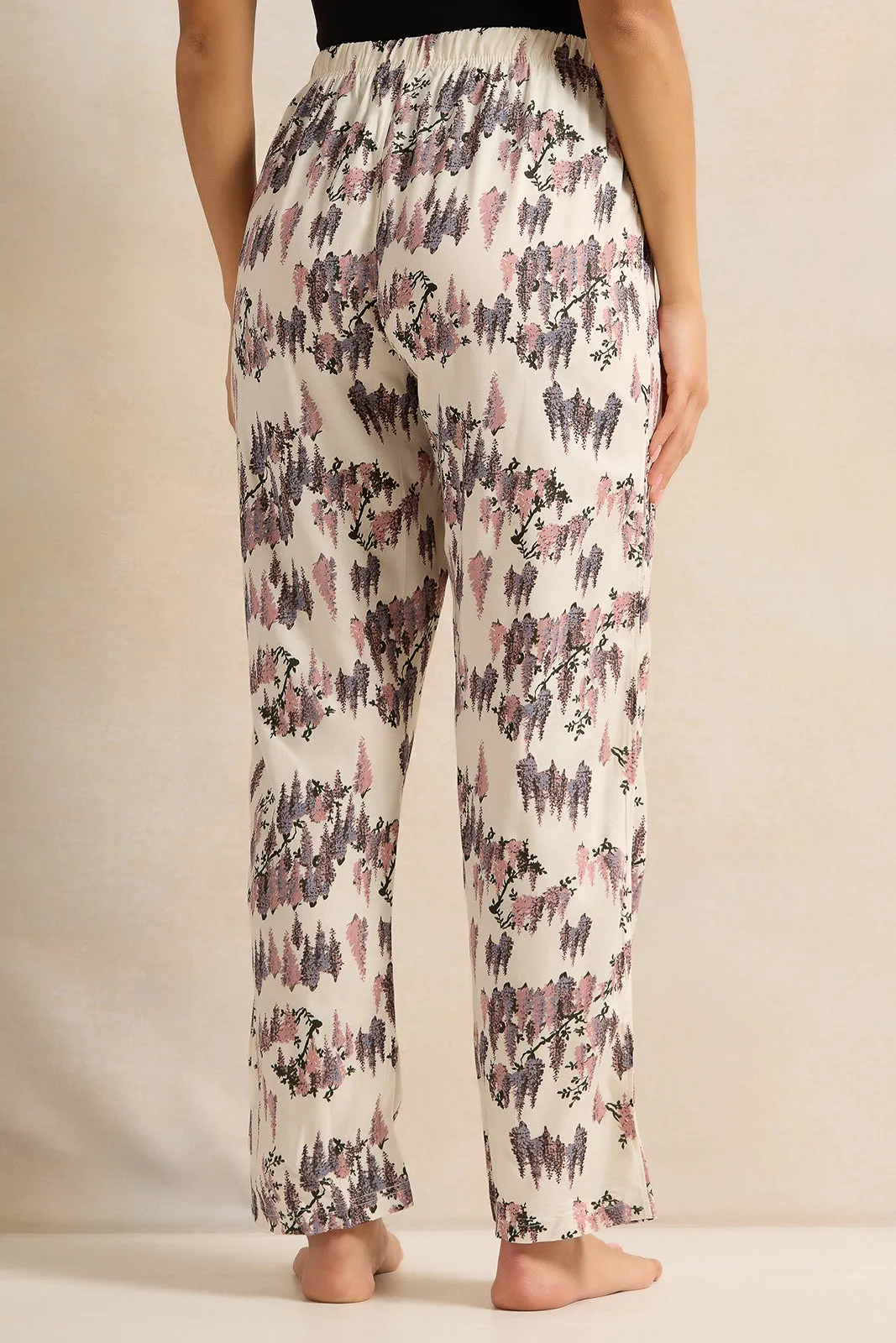 Women Beige Print Pyjama Bottom sold by Redtag product image thumbnail 3