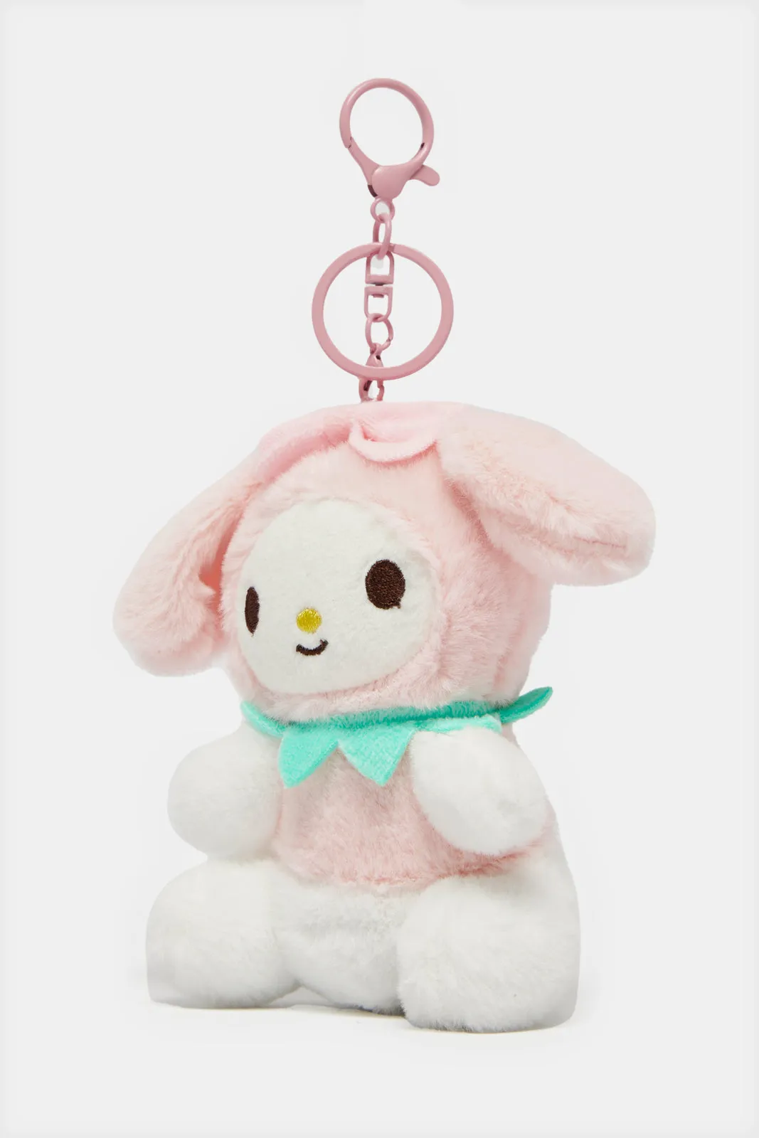 Women White And Pink Embellished Key Ring sold by Redtag product image thumbnail 2