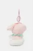 Women White And Pink Embellished Key Ring sold by Redtag