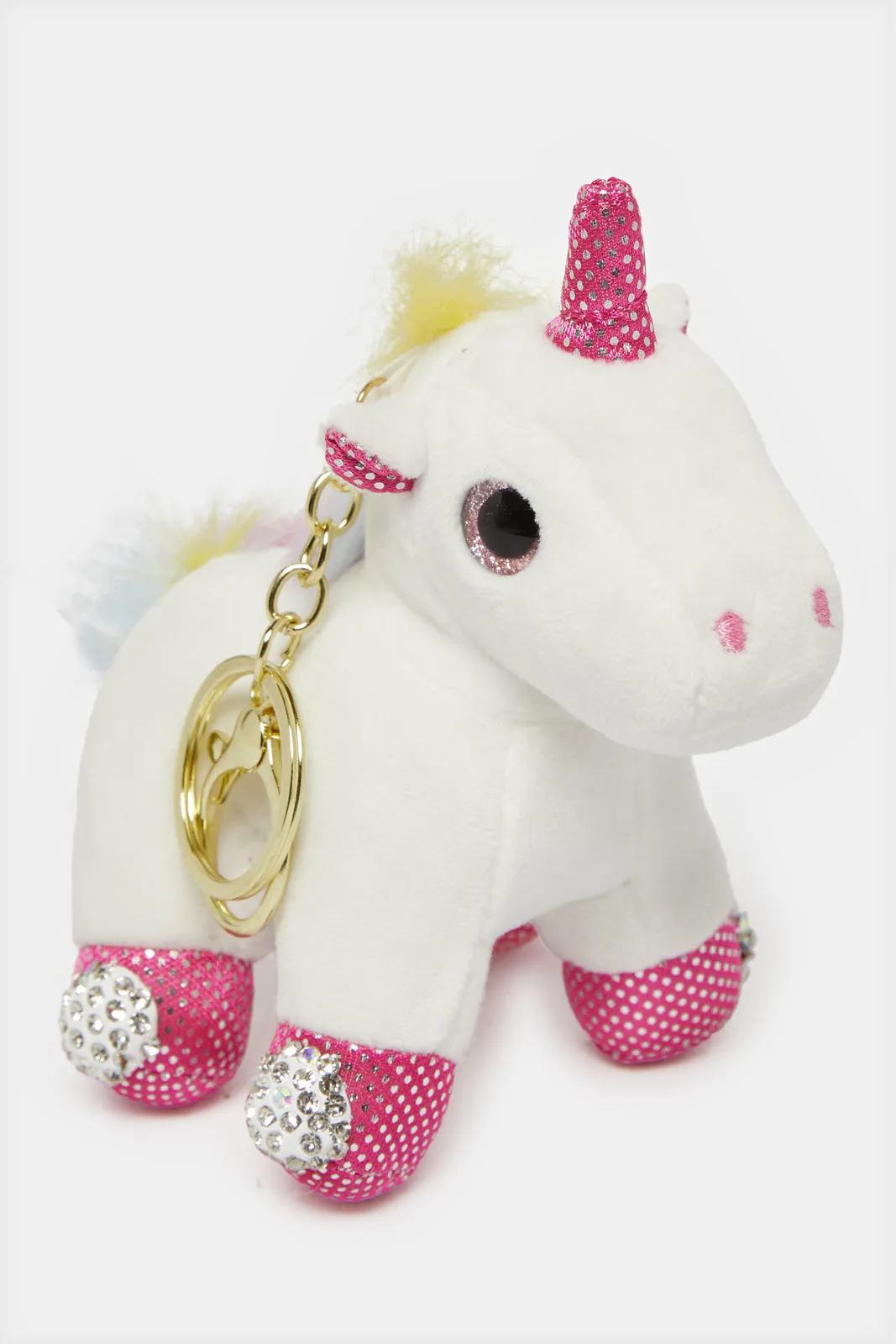 Women White Unicorn Embellished Key Ring sold by Redtag product image thumbnail 3