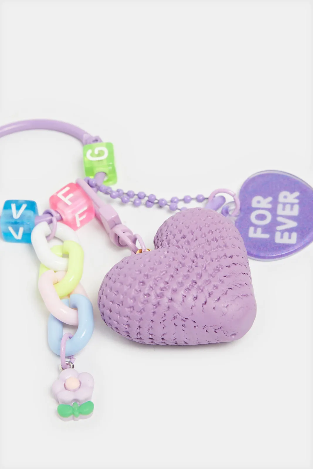 Women Purple Embellished Key Ring sold by Redtag product image thumbnail 3