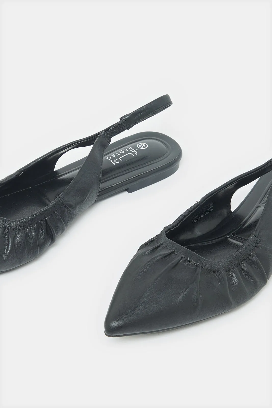 Women Black Slingback Shoes sold by Redtag product image thumbnail 3