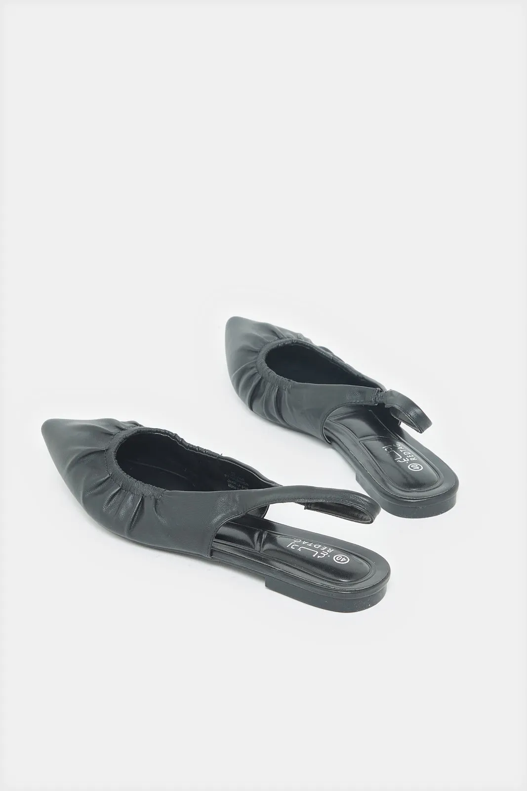 Women Black Slingback Shoes sold by Redtag product image thumbnail 4