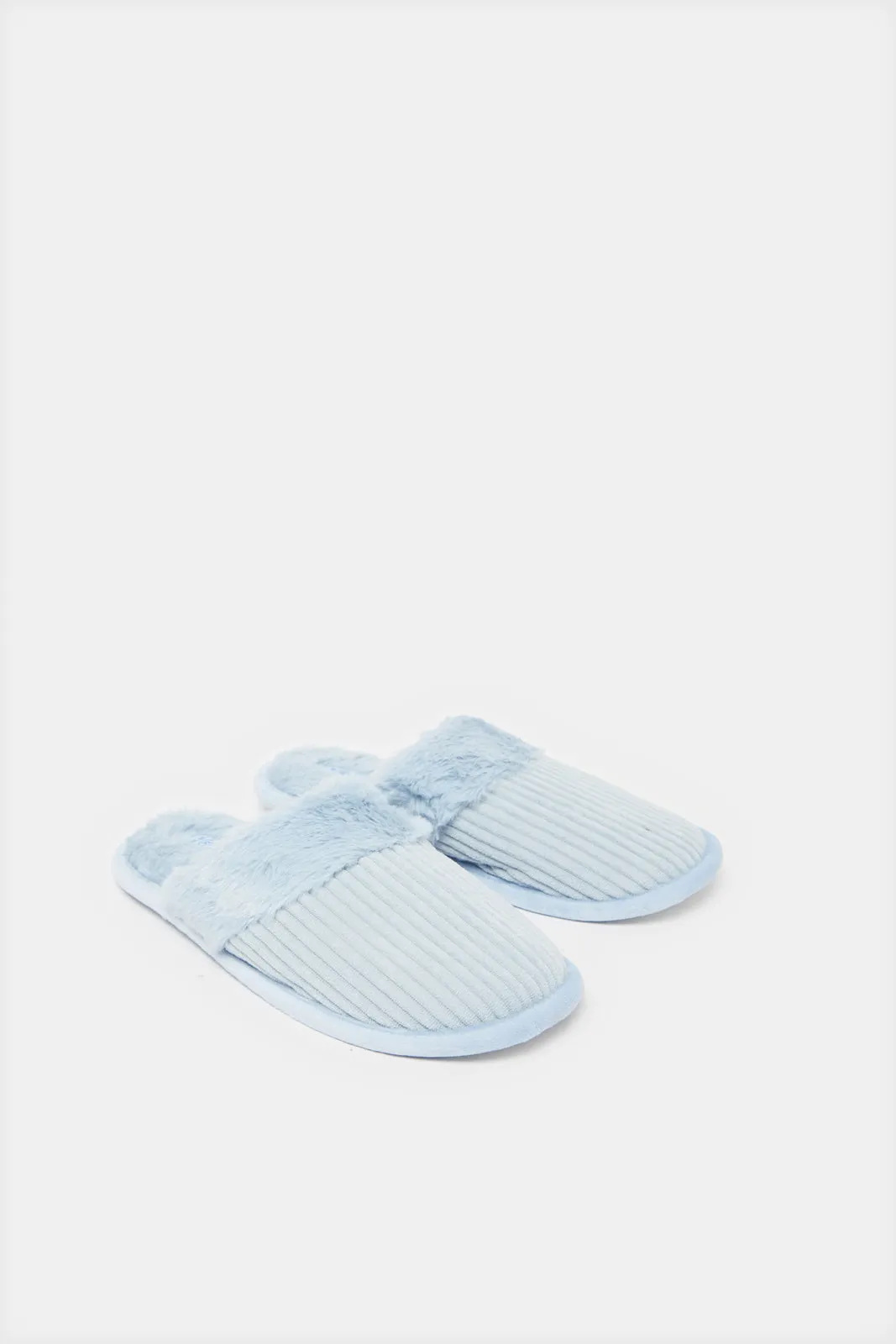 Women Blue Closed Toe Slipper sold by Redtag product image thumbnail 2