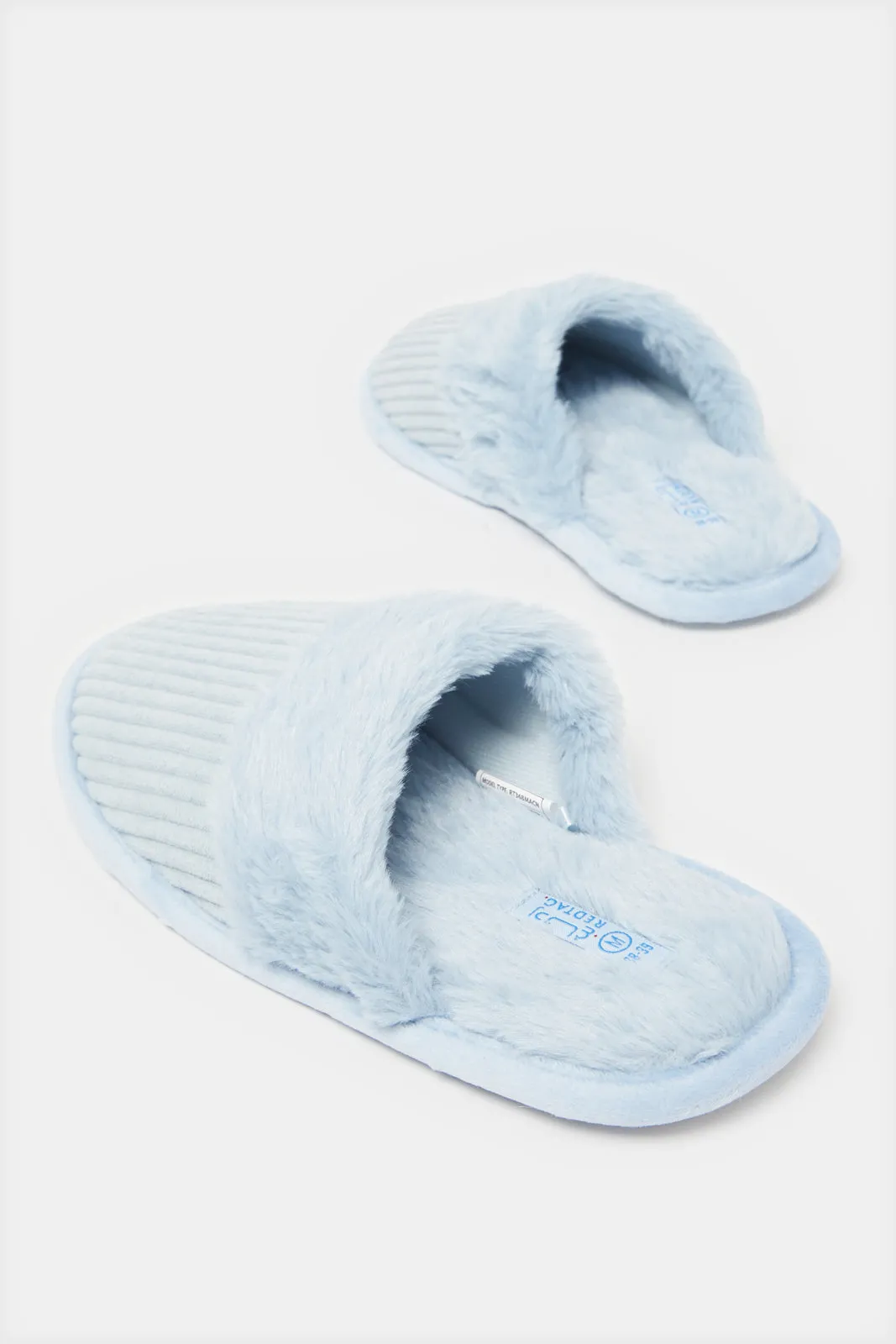 Women Blue Closed Toe Slipper sold by Redtag product image thumbnail 4