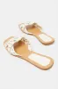 Women Beige Strappy Mule sold by Redtag