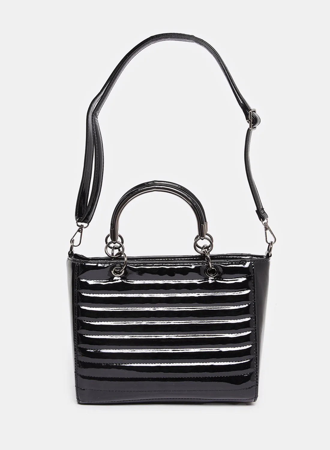 Women Black Embellished Day Bag sold by Redtag
