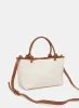 Women Beige Embellished Tote Bag sold by Redtag