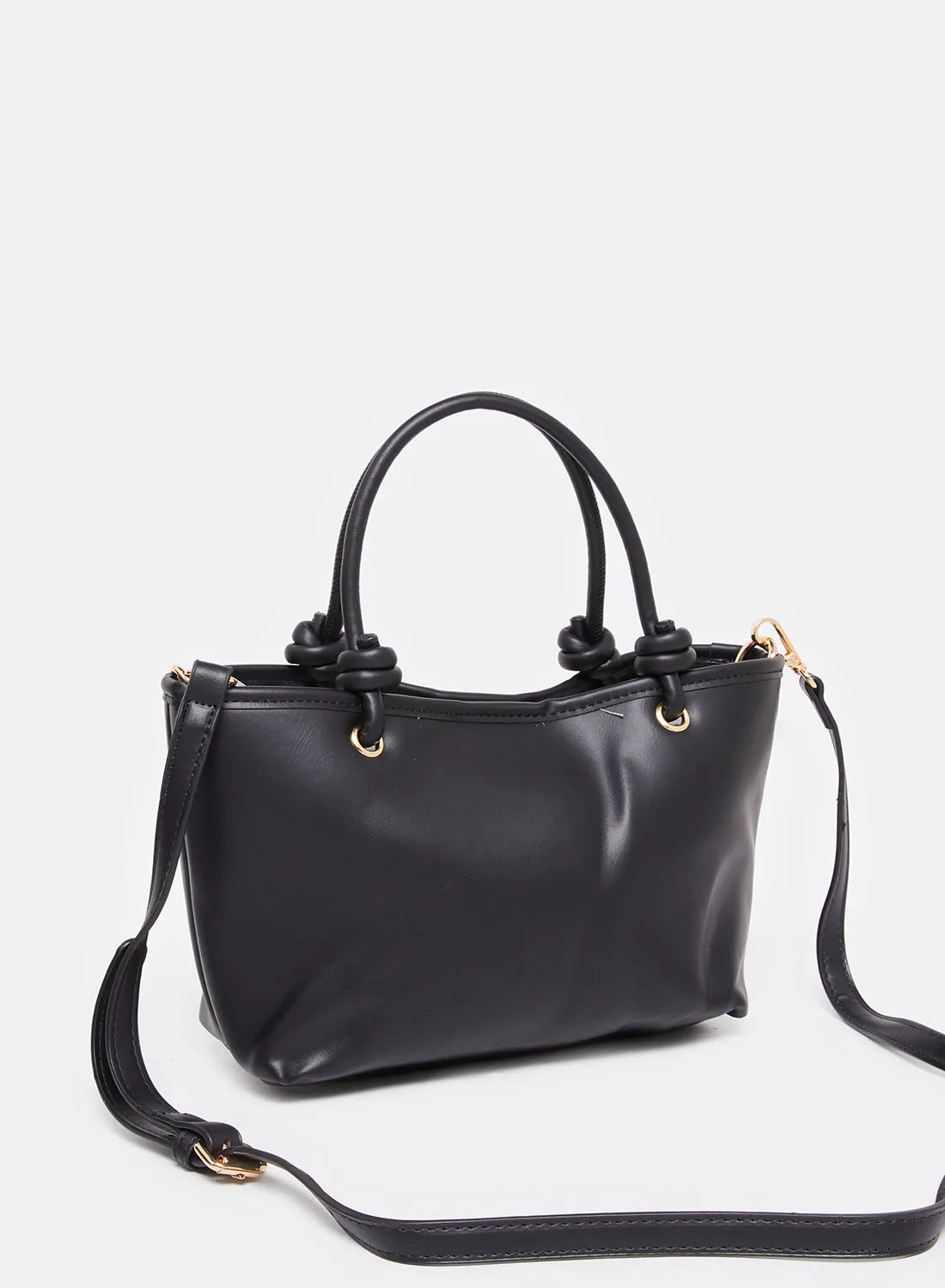 Women Black Embellished Tote Bag sold by Redtag product image thumbnail 2