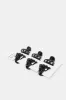 Women Black Hair Clip Set (6 Piece) sold by Redtag