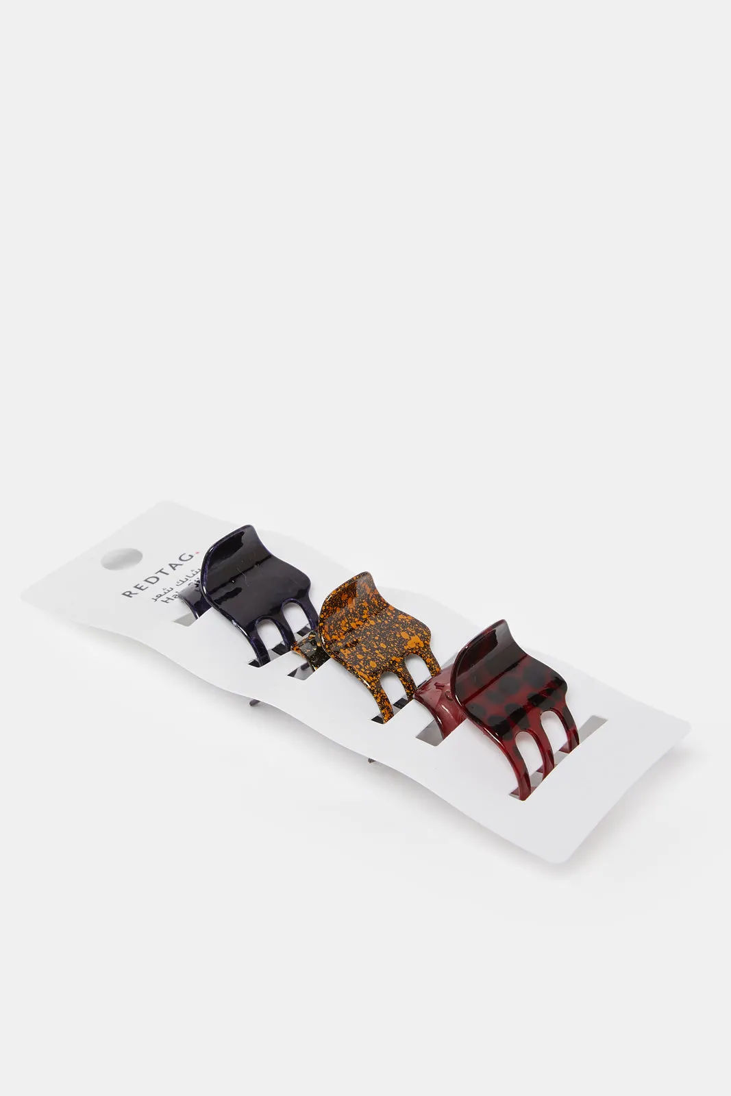 Women Assorted Claw Clip Set (3 Piece) sold by Redtag product image thumbnail 2