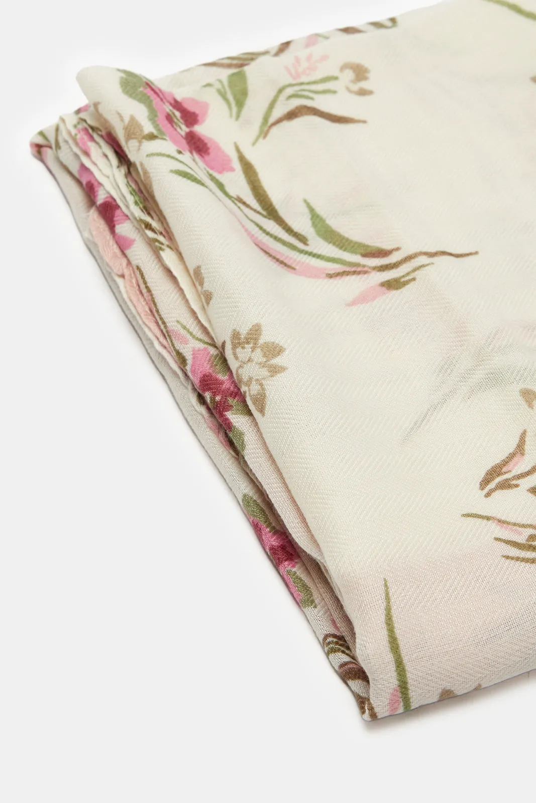 Women Multicolor Floral Printed Scarf sold by Redtag product image thumbnail 3