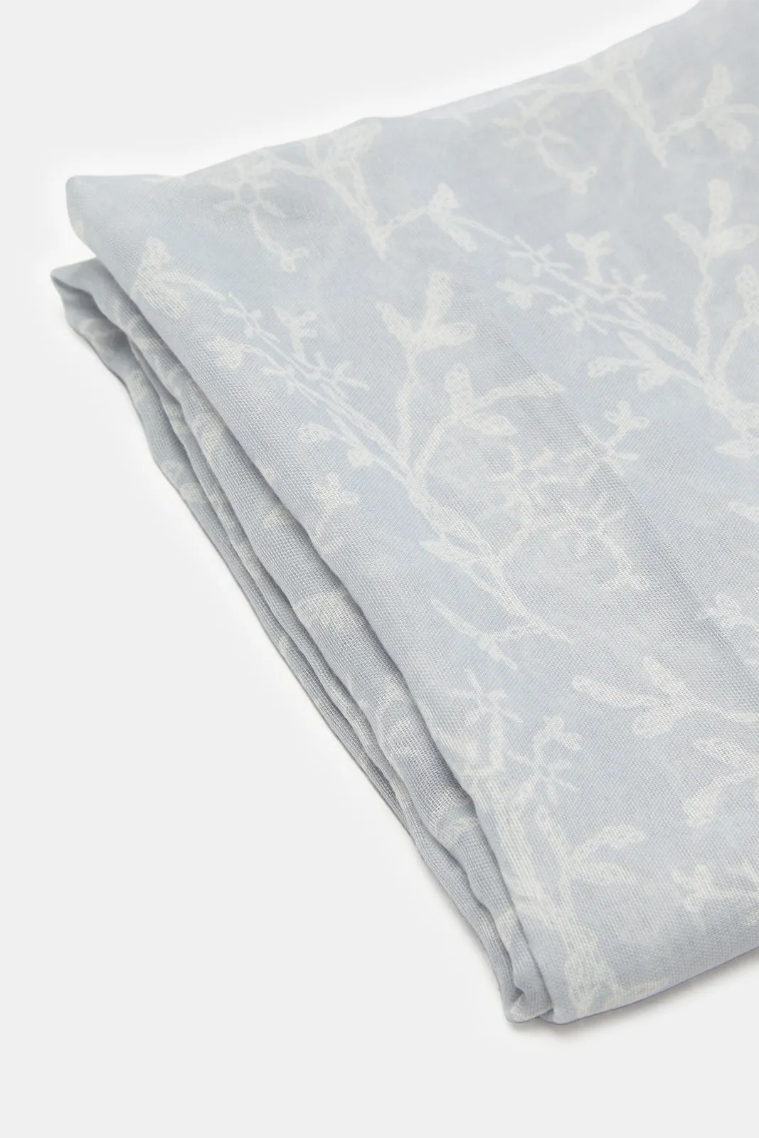 Women Grey Floral Printed Scarf sold by Redtag product image thumbnail 3