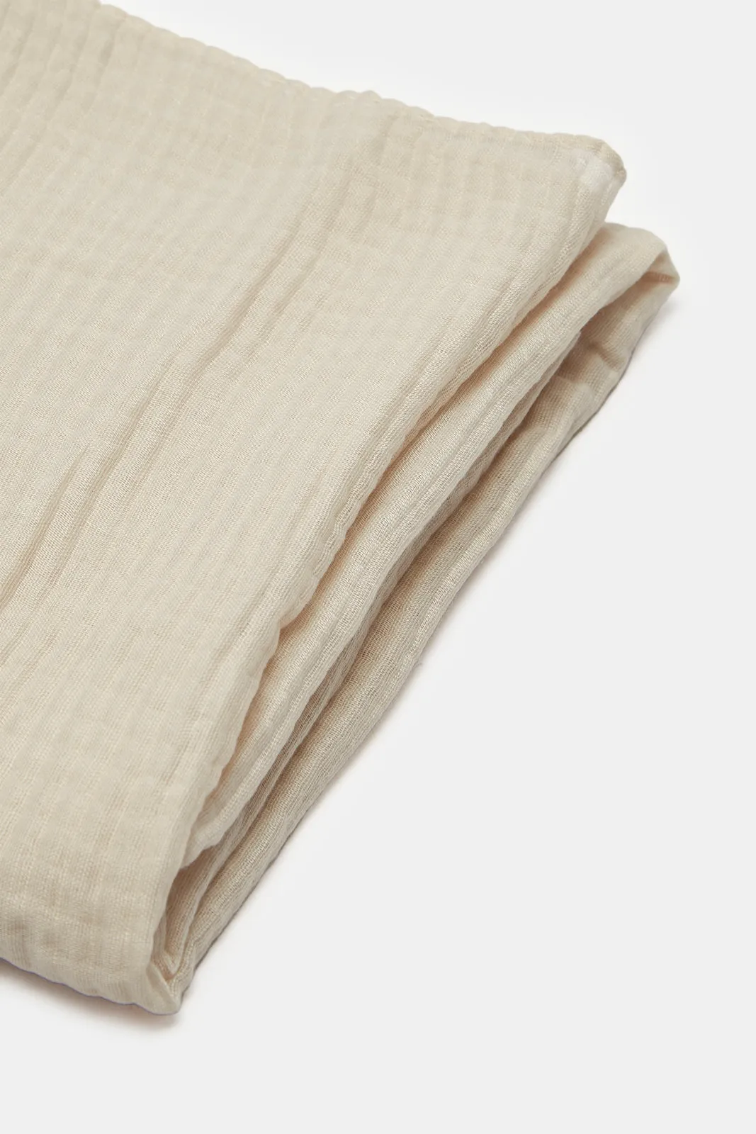 Women Cream Embellished Scarf sold by Redtag product image thumbnail 3