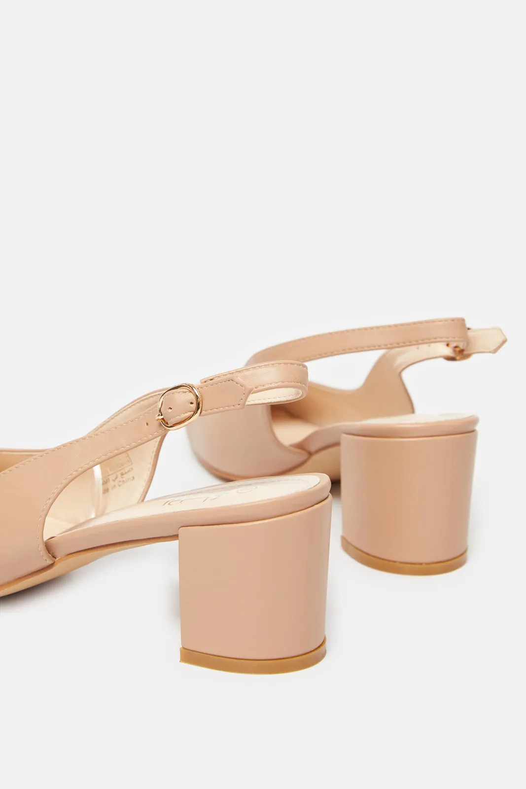 Women Pink Slingback With Diamante Trim sold by Redtag product image thumbnail 4