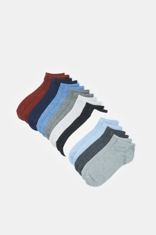 Men Assorted Plain Socks Set sold by Redtag