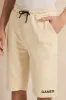 Senior Boys Beige Lounge Active Shorts sold by Redtag