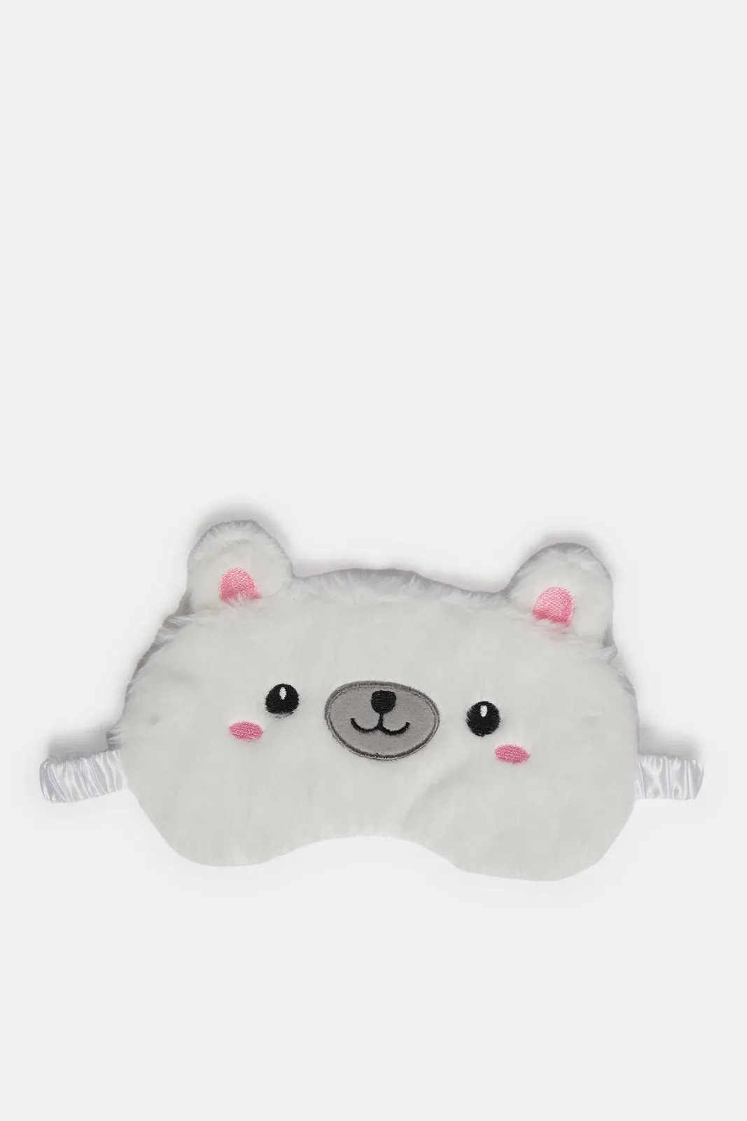 Women White Embellished Eye Mask sold by Redtag