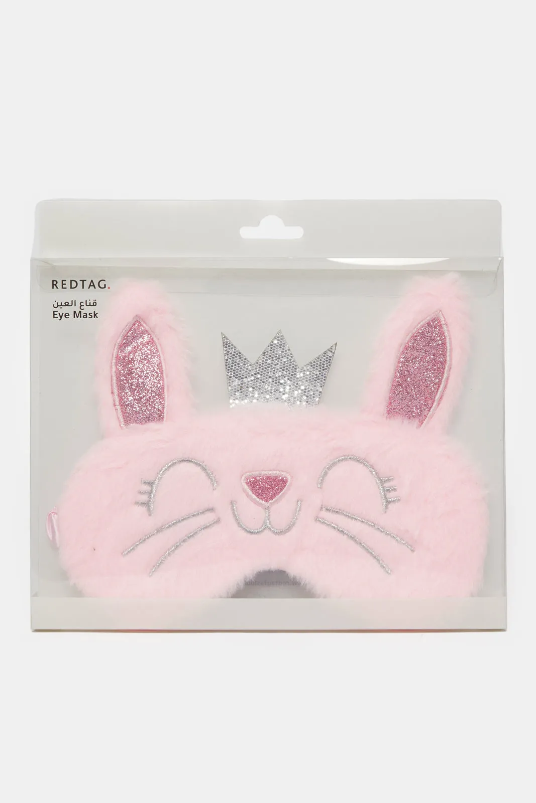 Women Pink Embellished Eye Mask sold by Redtag