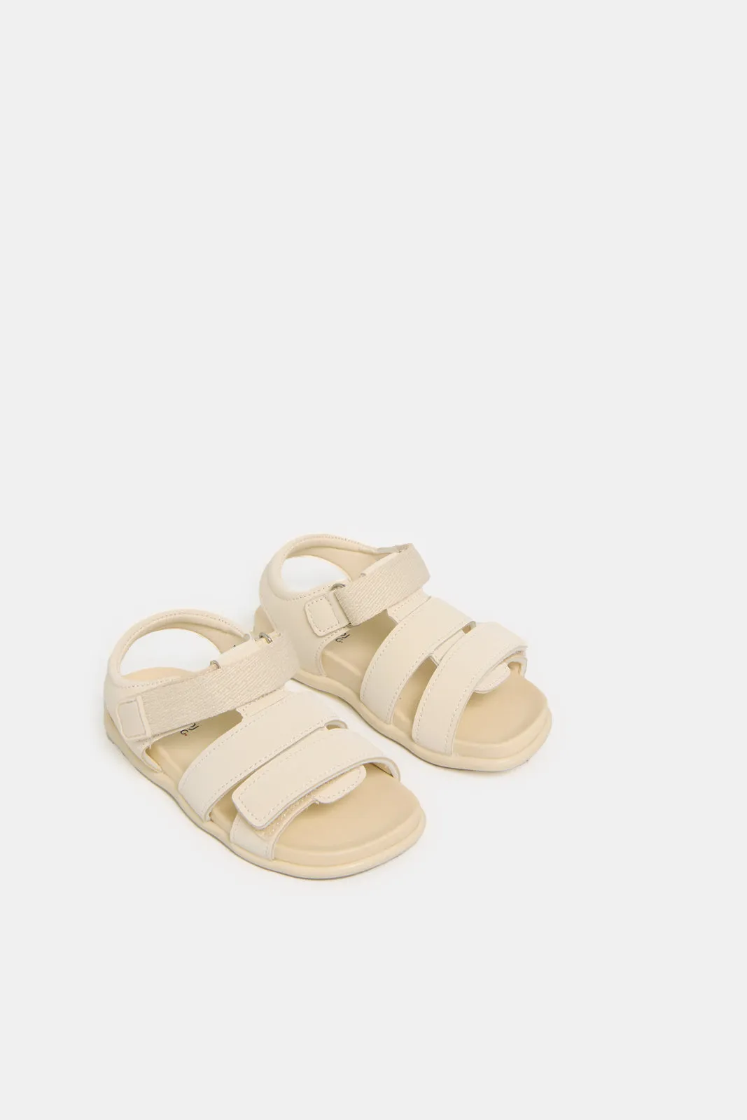 Infant Boys Cream Backstrap Sandal sold by Redtag product image thumbnail 2