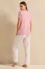 Women Pink Print Pyjama Set (2 Piece) sold by Redtag