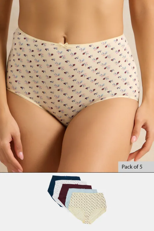 Women Assorted Full Brief Set (Pack of 5) sold by Redtag