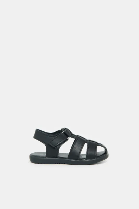 Infant Boys Black Fisherman Sandals sold by Redtag