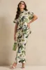Women Beige Printed Trousers sold by Redtag