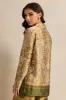 Women Olive Printed Collared Blouse sold by Redtag