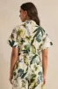 Women Beige Printed Belted Waist Shirt sold by Redtag