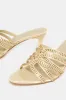 Women Gold Embellished Mule sold by Redtag