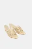 Women Gold Embellished Mule sold by Redtag