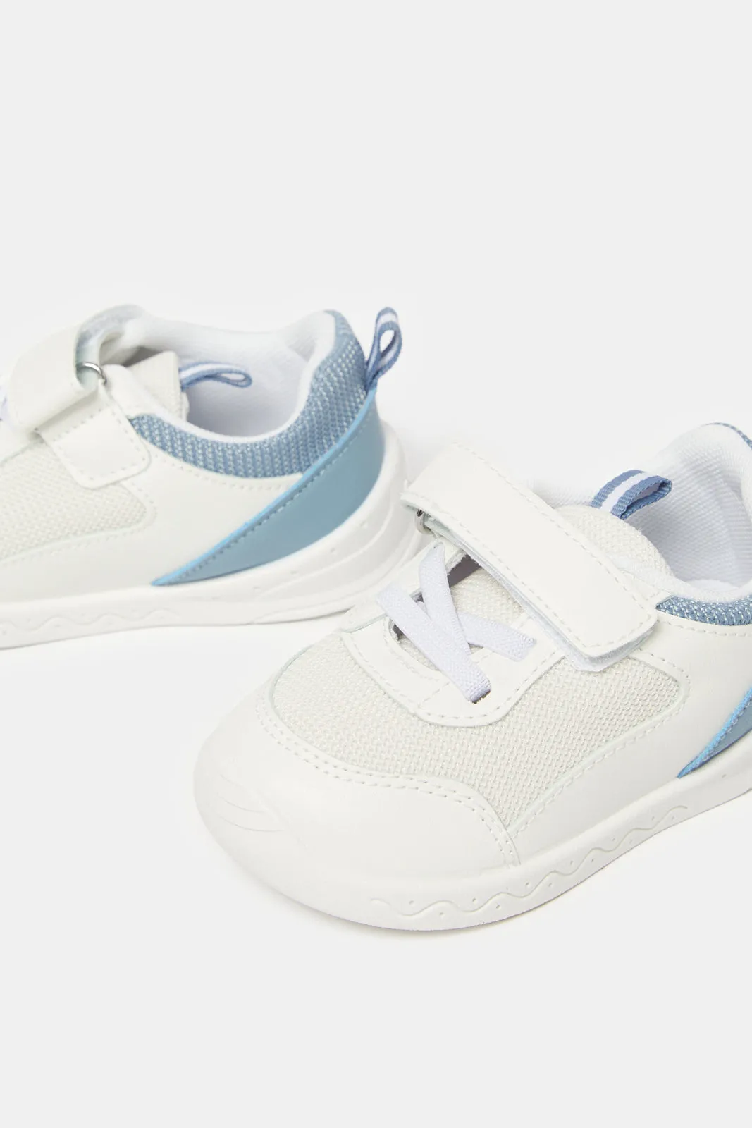 Infant Boys White Colour Block Sneaker sold by Redtag product image thumbnail 3