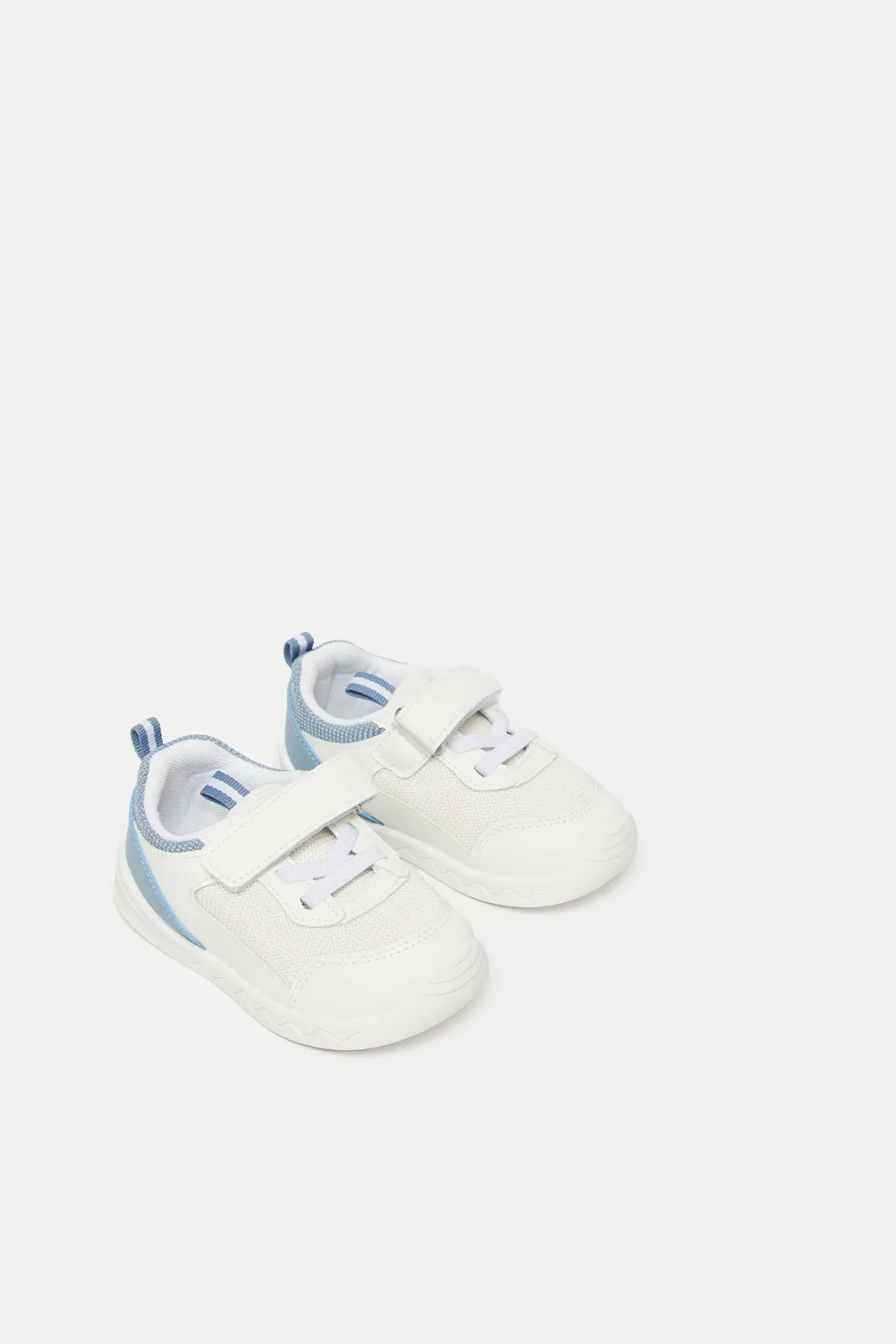 Infant Boys White Colour Block Sneaker sold by Redtag product image thumbnail 2