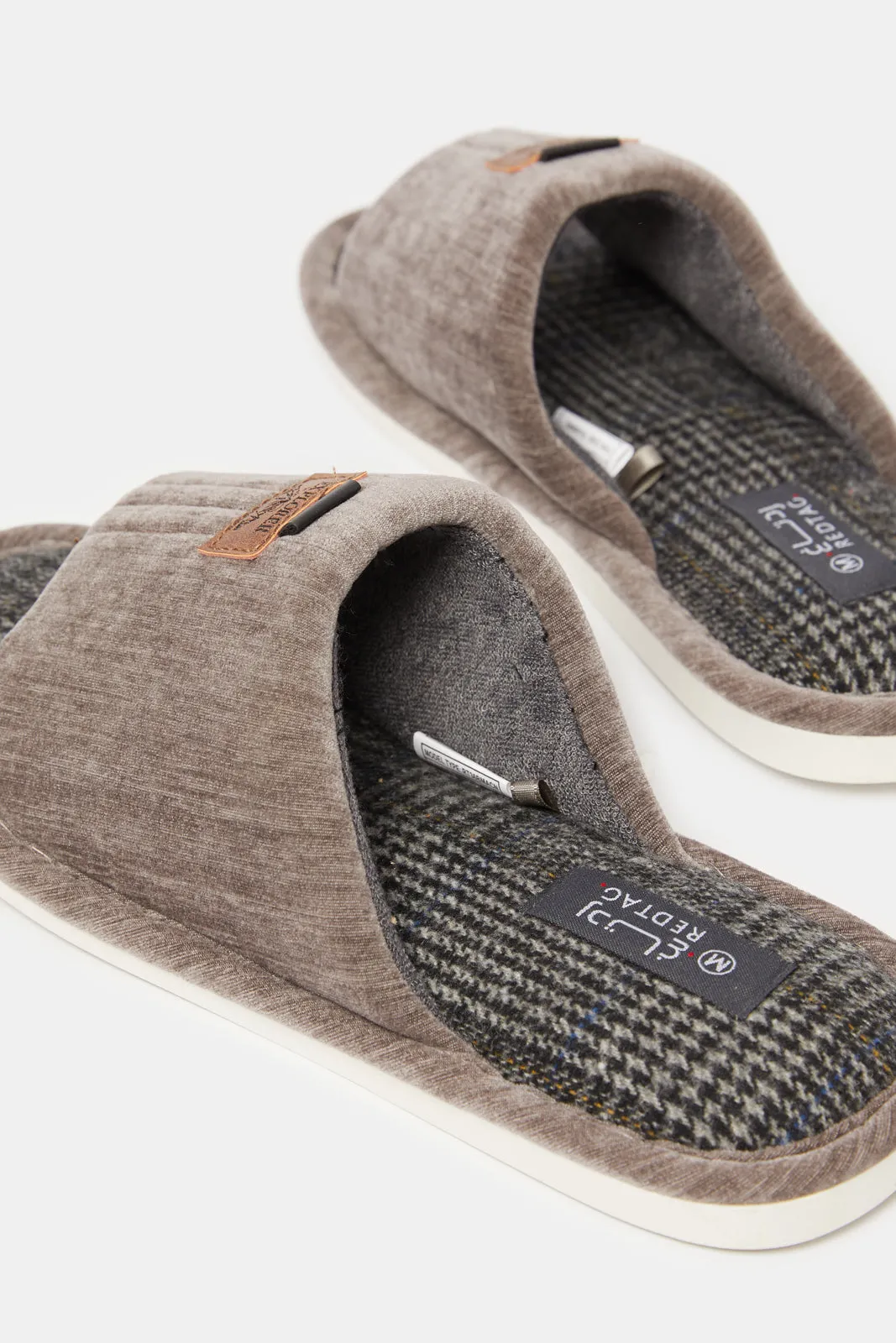 Men Beige Embellished Slipper sold by Redtag product image thumbnail 4