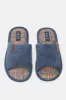 Men Navy Checkered Slipper sold by Redtag