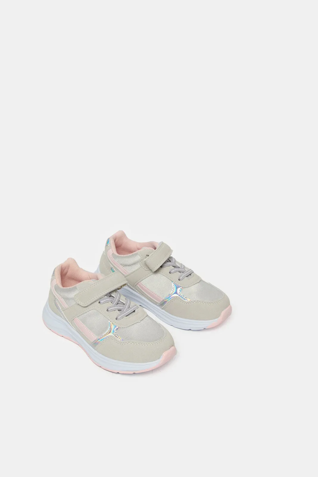 Senior Girl Grey Material Block Slim Runner sold by Redtag product image thumbnail 2