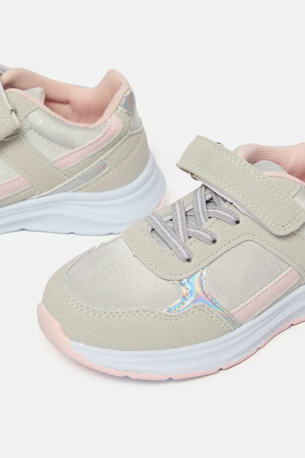 Senior Girl Grey Material Block Slim Runner sold by Redtag product image thumbnail 3