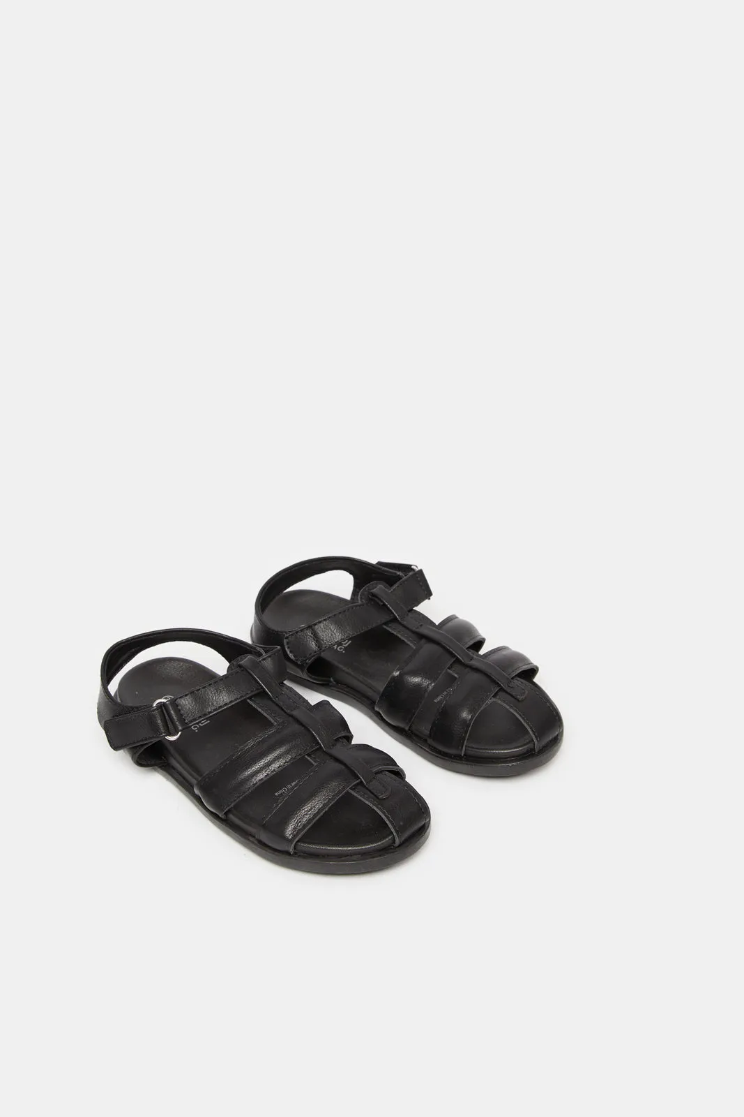 Boys Black Fisherman Sandals sold by Redtag product image thumbnail 2