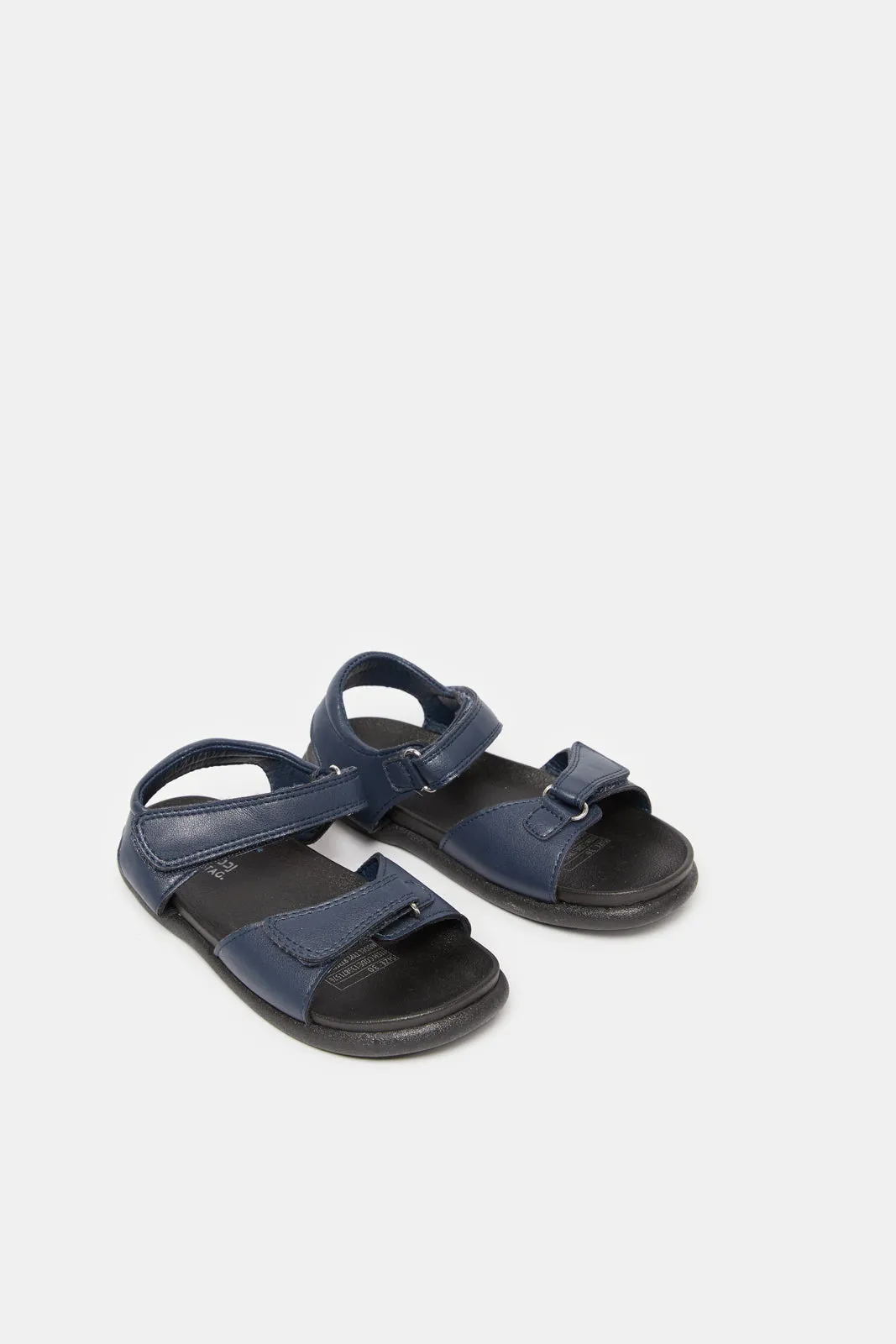 Boys Navy Comfort Sandals sold by Redtag product image thumbnail 2