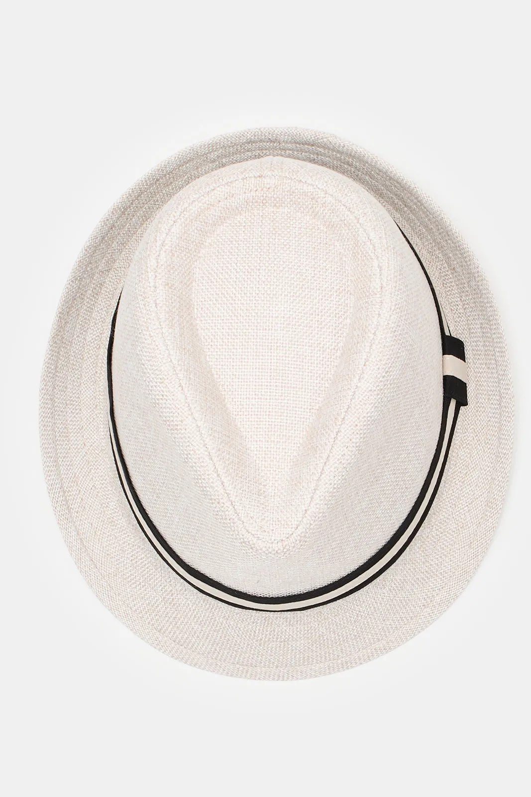 Men Grey Fedora Hats With Band sold by Redtag product image thumbnail 3