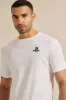 Men White Printed T-Shirt sold by Redtag