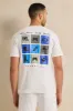 Men White Printed T-Shirt sold by Redtag