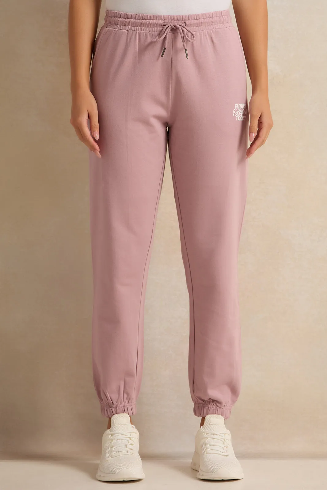 Women Pink Printed Jogger Pants sold by Redtag