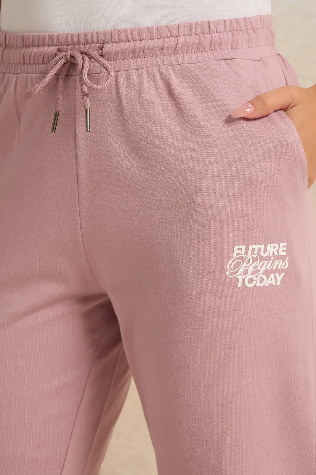 Women Pink Printed Jogger Pants sold by Redtag product image thumbnail 4