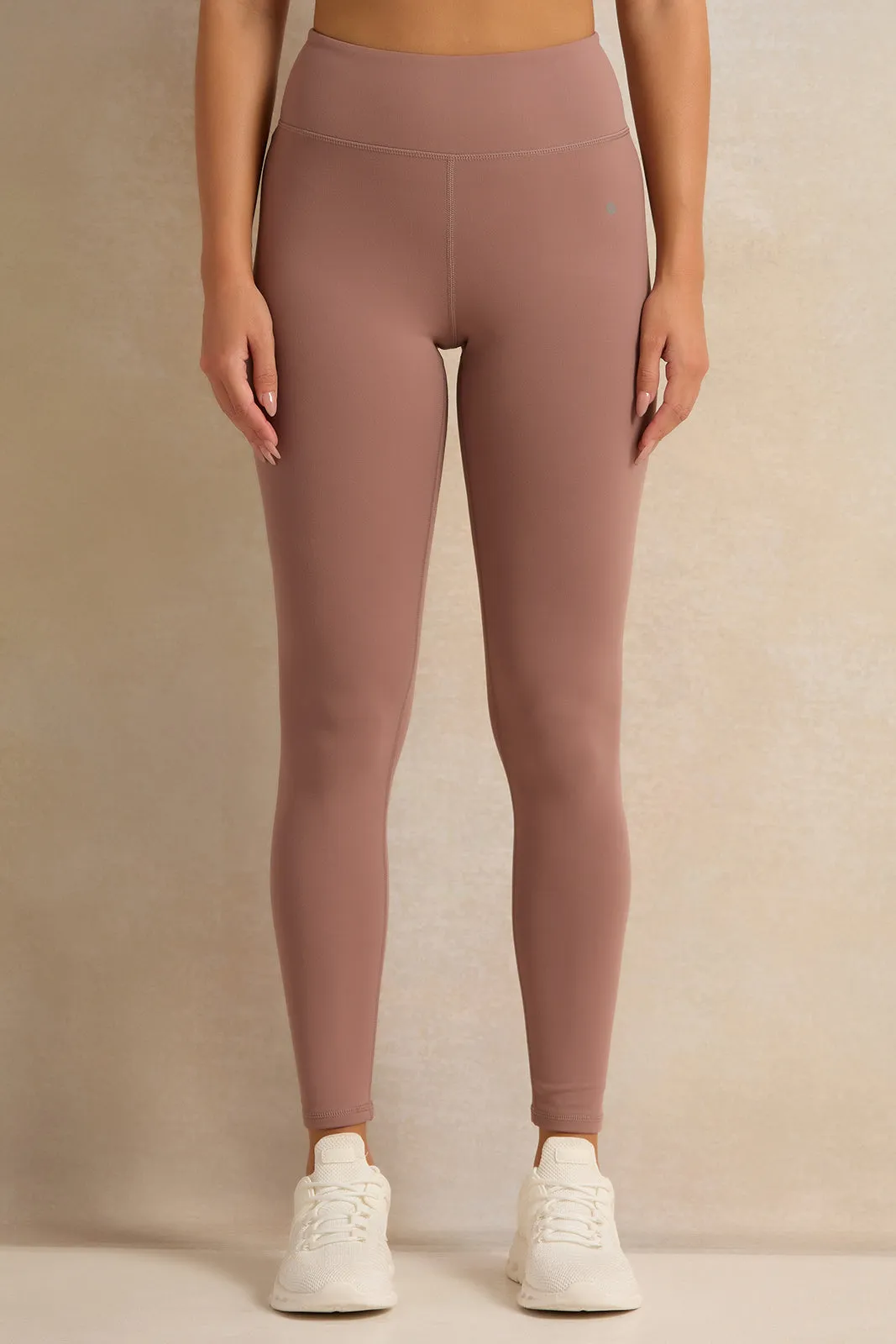 Women Brown Active Leggings sold by Redtag